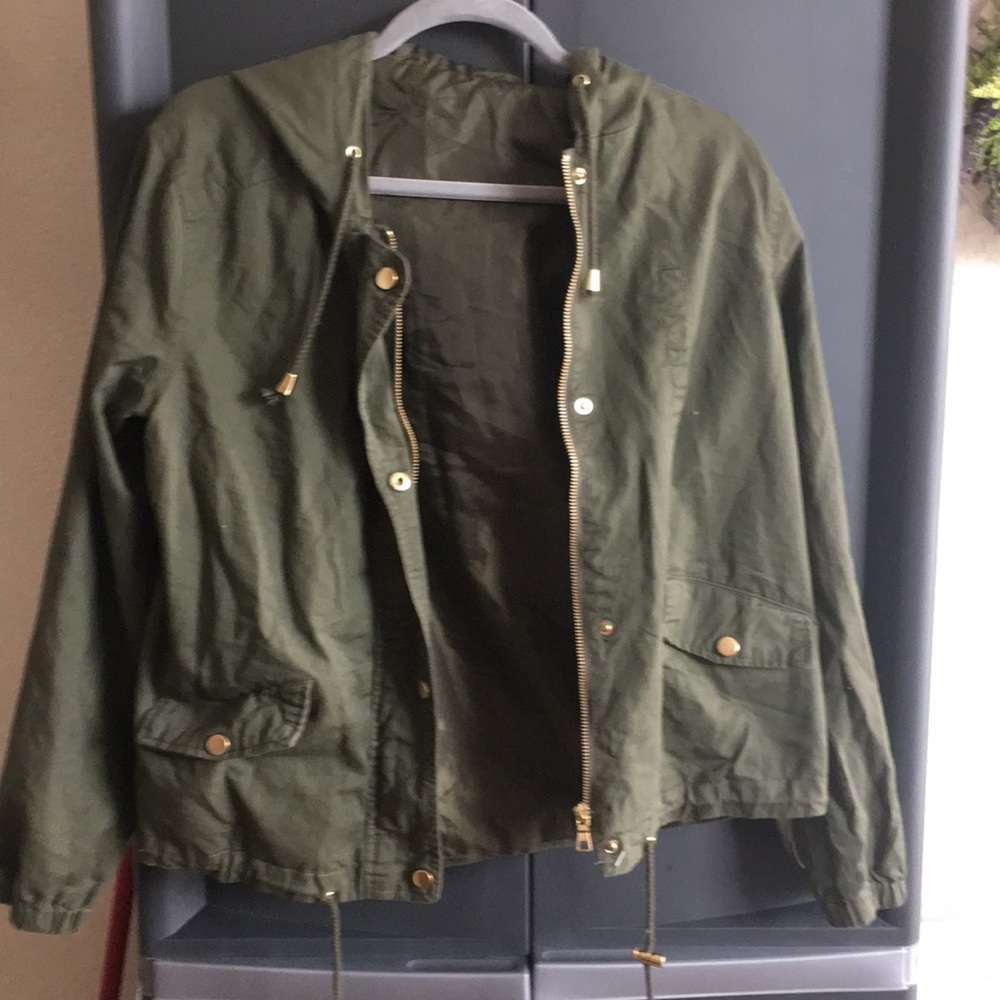 Olive green jacket